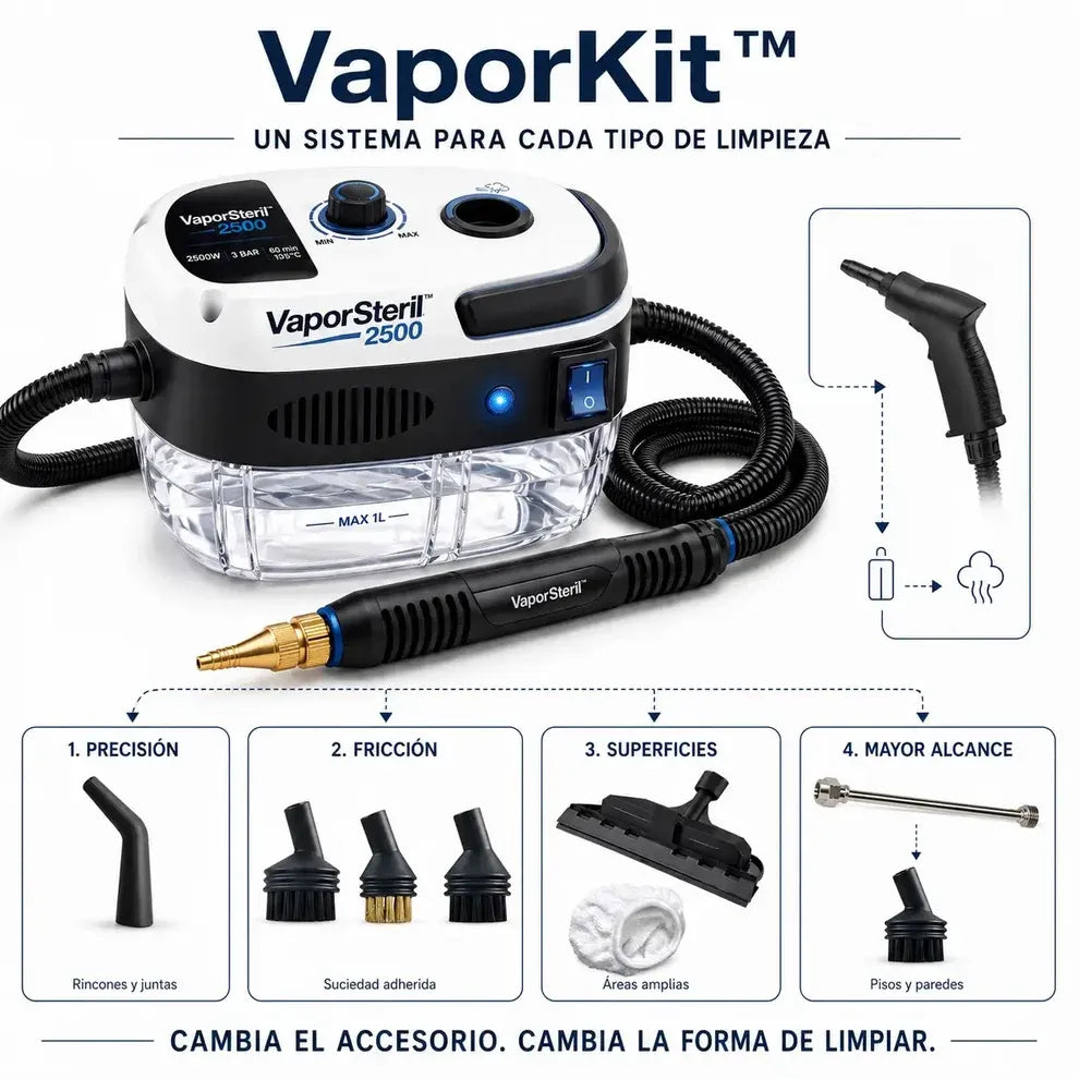 Limpiador a Vapor Elétrico - VAPORSTERIL 2500