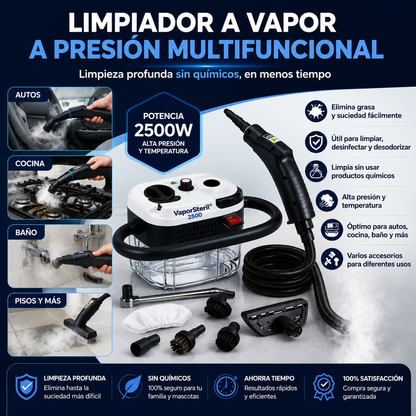 Limpiador a Vapor Elétrico - VAPORSTERIL 2500