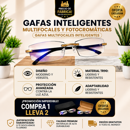 GAFA DE AUMENTO INTELIGENTE TR90 - COMPRA 1 Y RECIBE 2